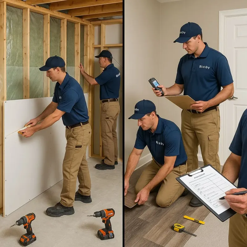 Repairs and Reconstruction process in Jersey Village, TX